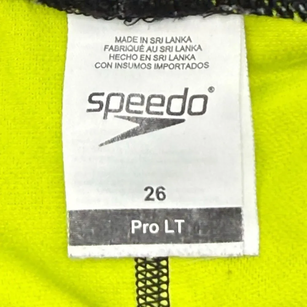 Speedo Disco Boom Splice Jammer - Size 26 / 9” Inseam - Drawcord Swim Bottoms